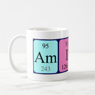 Amity periodic table name mug