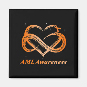 AML Warrior I'm Fine Acute Myeloid Leukaemia Aware Magnet