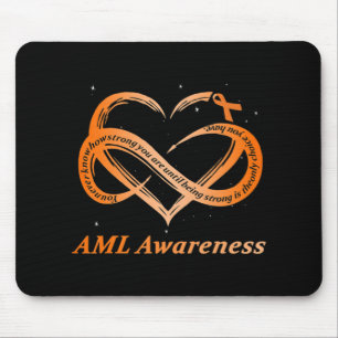 AML Warrior I'm Fine Acute Myeloid Leukaemia Aware Mouse Pad