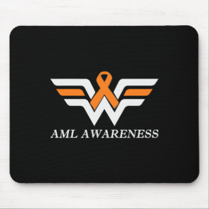 Aml Warrior I'm Fine Acute Myeloid Leukaemia Aware Mouse Pad