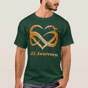 AML Warrior I'm Fine Acute Myeloid Leukaemia Aware T-Shirt