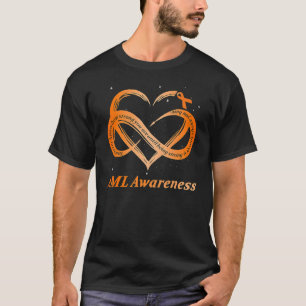 Aml Warrior I'm Fine Acute Myeloid Leukaemia Aware T-Shirt