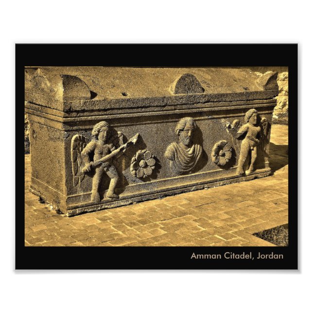 Amman Citadel Coffin Photo Print (Front)