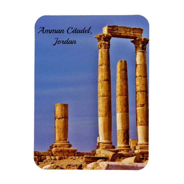 Amman Citadel, Jordan Magnet (Vertical)