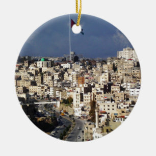 Amman Jordan Ceramic Ornament