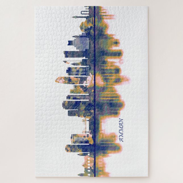 Amman Skyline Jigsaw Puzzle (Vertical)
