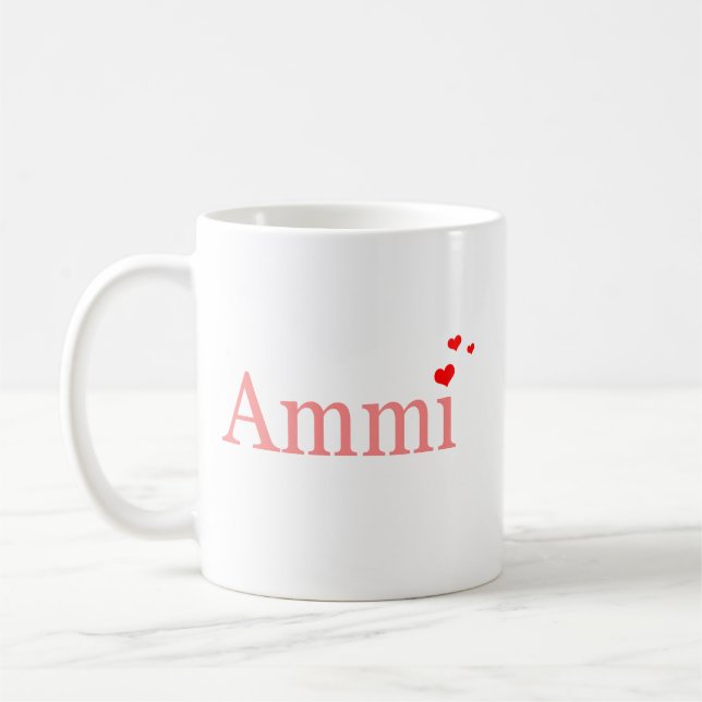 Ammi Mum Mother | Desi Urdu Hindi Pakistani Coffee Mug (Left)