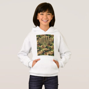 AMMO Apparel Classic Army Print Girl's Hoodie