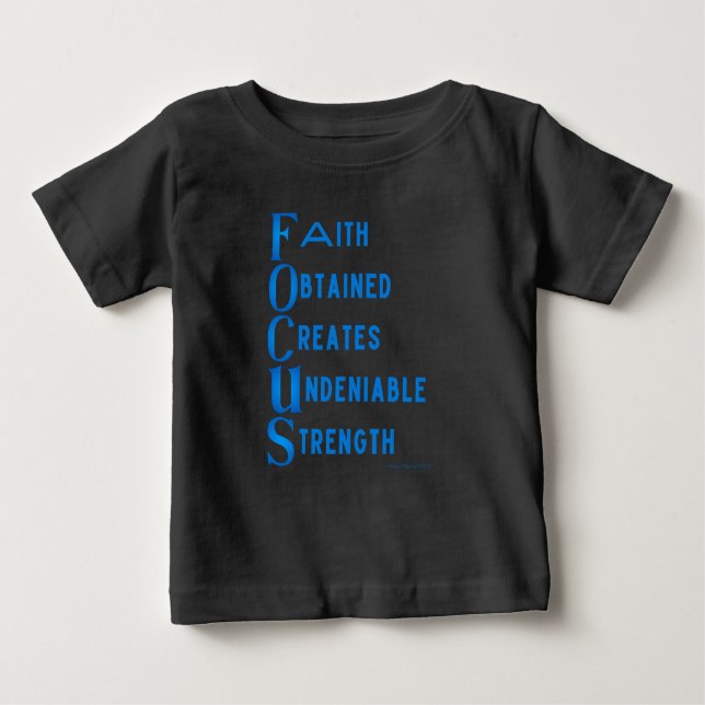 Ammo Apparel USA Focus Acronym Baby T-Shirt (Front)