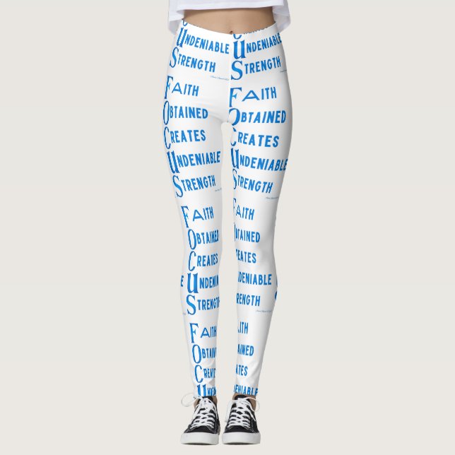 Ammo Apparel USA Focus Acronym Woman's Leggings (Front)