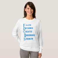 AMMO Apparel USA Focus Acronym Woman's Long Sleeve