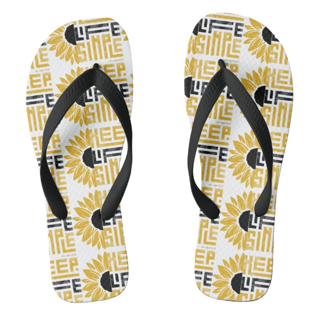 Ammo Apparel USA Keep Life Simple Unisex Thongs (Footbed)
