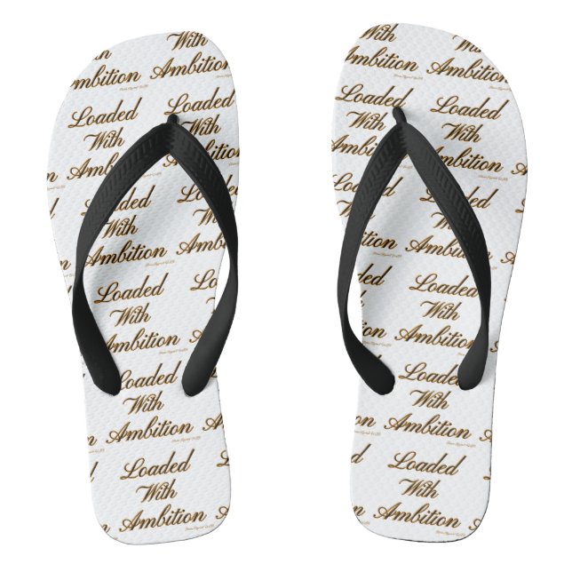 Ammo Apparel USA Loaded With Ambition II Unisex Thongs (Footbed)