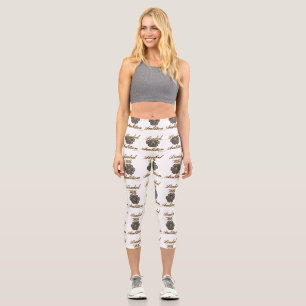 Ammo Apparel USA Loaded With Ambition Woman's Capri Leggings