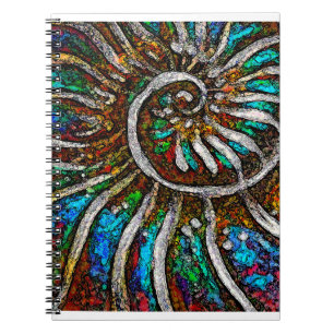 Ammonite Abstract Notebook
