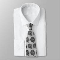 Ammonite Fossil, Spiral Seashell in Grey and Black