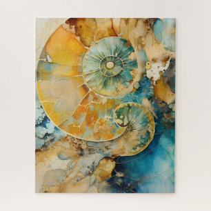 Ammonite Gem Fossil Puzzle