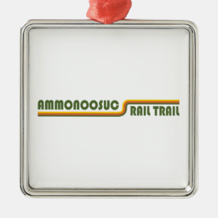 Ammonoosuc Rail Trail New Hampshire Metal Ornament