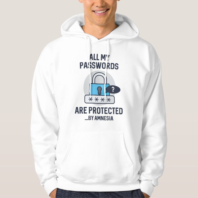 Amnesia Passwords Hoodie (Front)