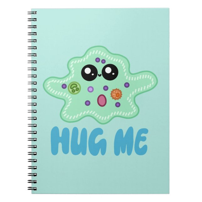 Amoeba Hug Notebook (Front)