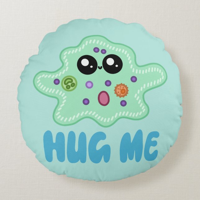 Amoeba Hug Round Cushion (Front)