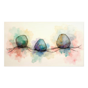 Amoeba-like shapes photo print