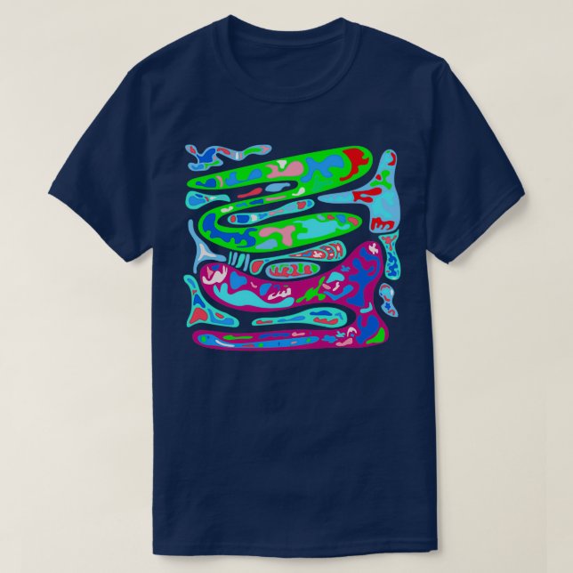 amoeba snowscape froze T-Shirt (Design Front)