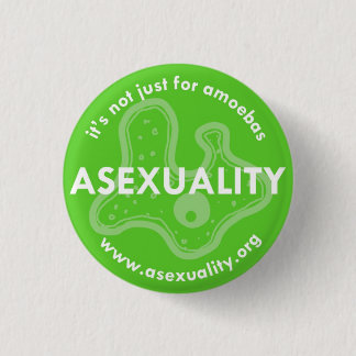 amoebas 3 cm round badge
