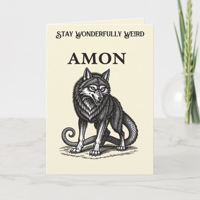 Amon Whimsy in the Wild Unknown Card (Front)