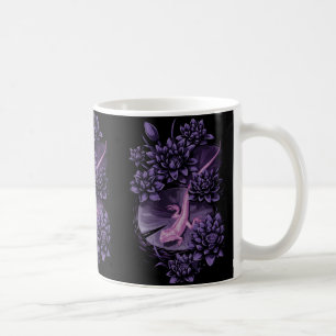 Among Purple Lilies Coffee Mug