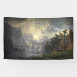 Among Sierra Nevada California mountain landscape  Banner
