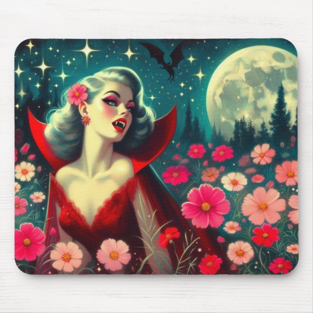Among the Blooms Mouse Pad (Front)