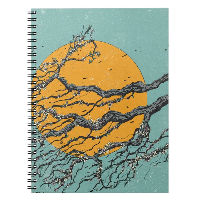 Among the blossoms notebook (Front)