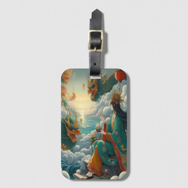 Among the Clouds Luggage Tag (Front Vertical)