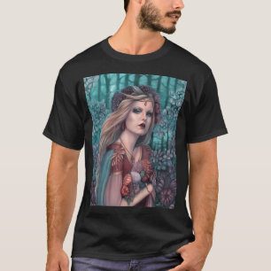 Among The Dogwoods - Fairy Tale Princess Holding F T-Shirt