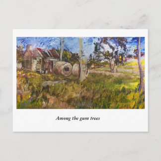Among the Gum Trees, Old Homestead, NSW Postcard