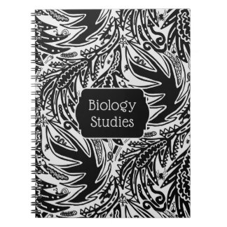 Among the Leaves Biology Studies School Notebook