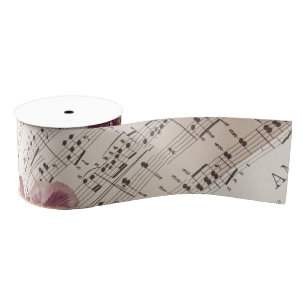 Among The Pansies Grosgrain Ribbon
