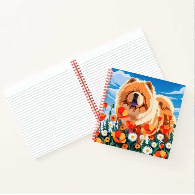 AMONG THE POPPIES Chow  Notebook (Creator Uploaded)