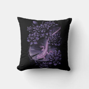 Among the Purple Lilies Cushion