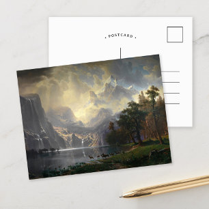 Among the Sierra Nevada, CA   Albert Bierstadt Postcard