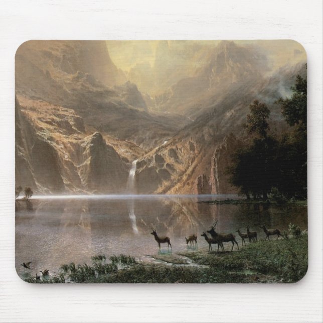 Among the Sierra Nevada Mountains Mouse Pad (Front)