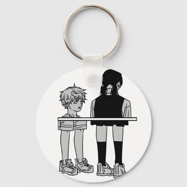 Among Us Denji & Asa  Key Ring (Front)