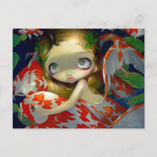 "Amongst the Koi" Postcard
