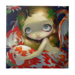 "Amongst the Koi" Tile