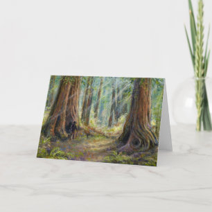 "Amongst the Redwoods" Card
