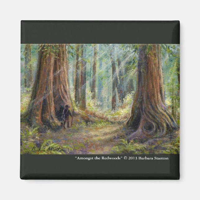 “Amongst the Redwoods” Magnet (Front)