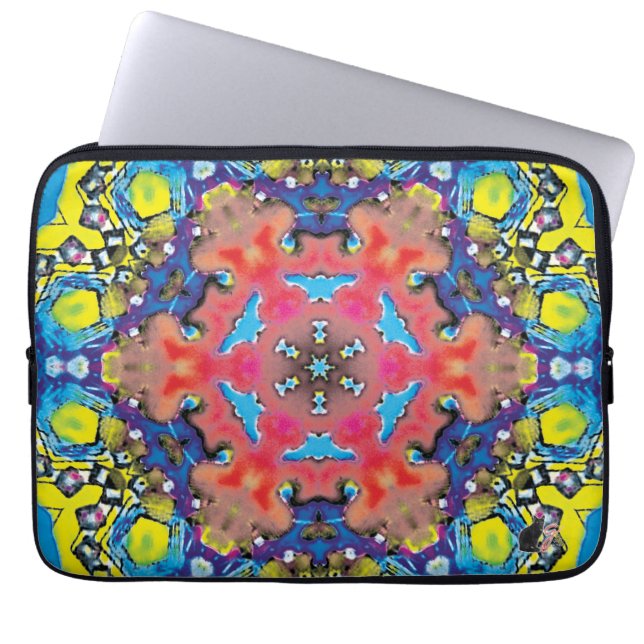 Amonium Kaleidoscope Laptop Sleeve (Front)