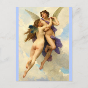 Amor and Psyche - Bouguereau Postcard