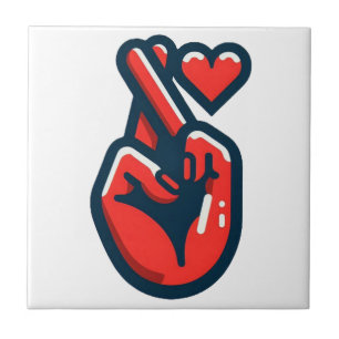 Amor em Cada Gesto Ceramic Tile